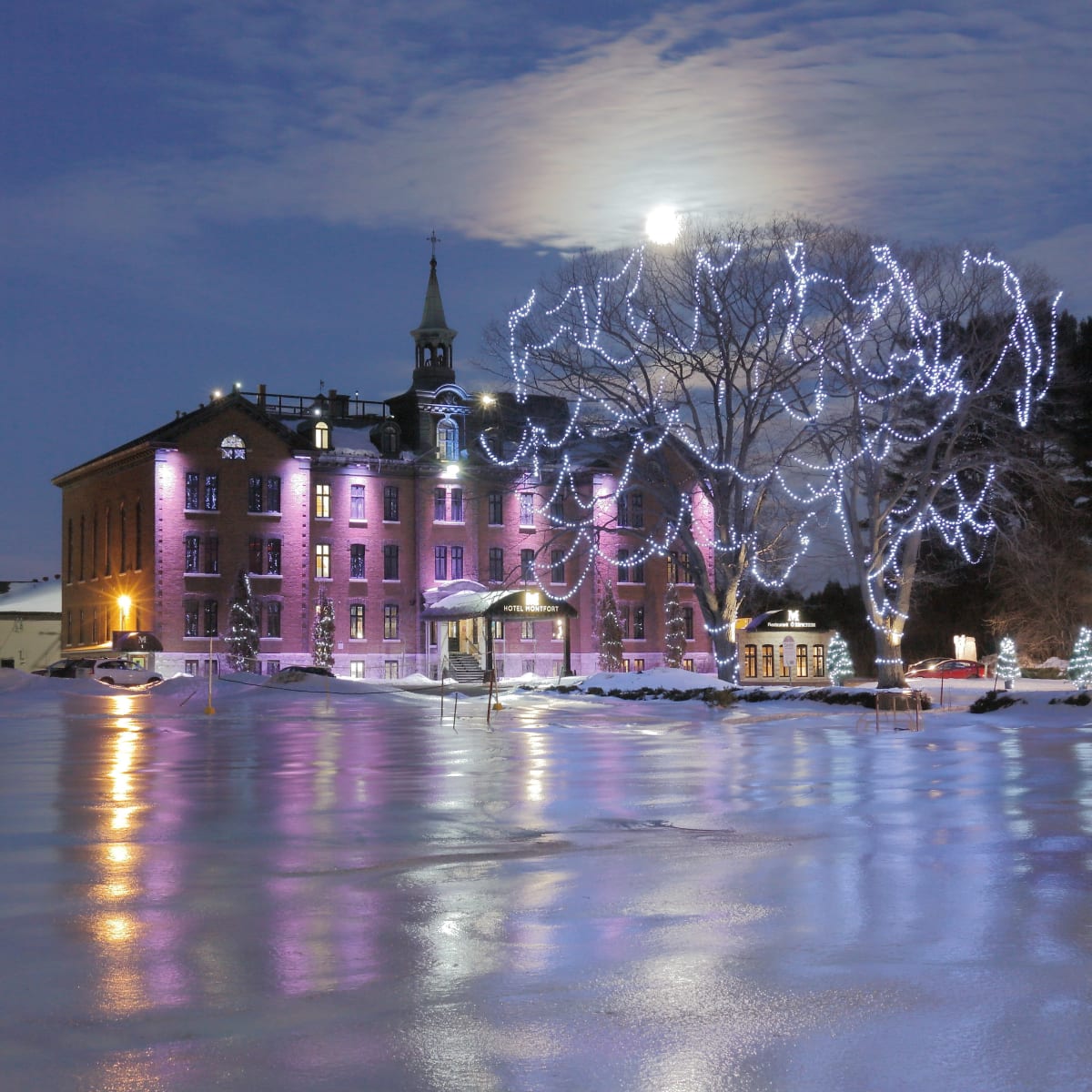  Hotel Montfort in winter