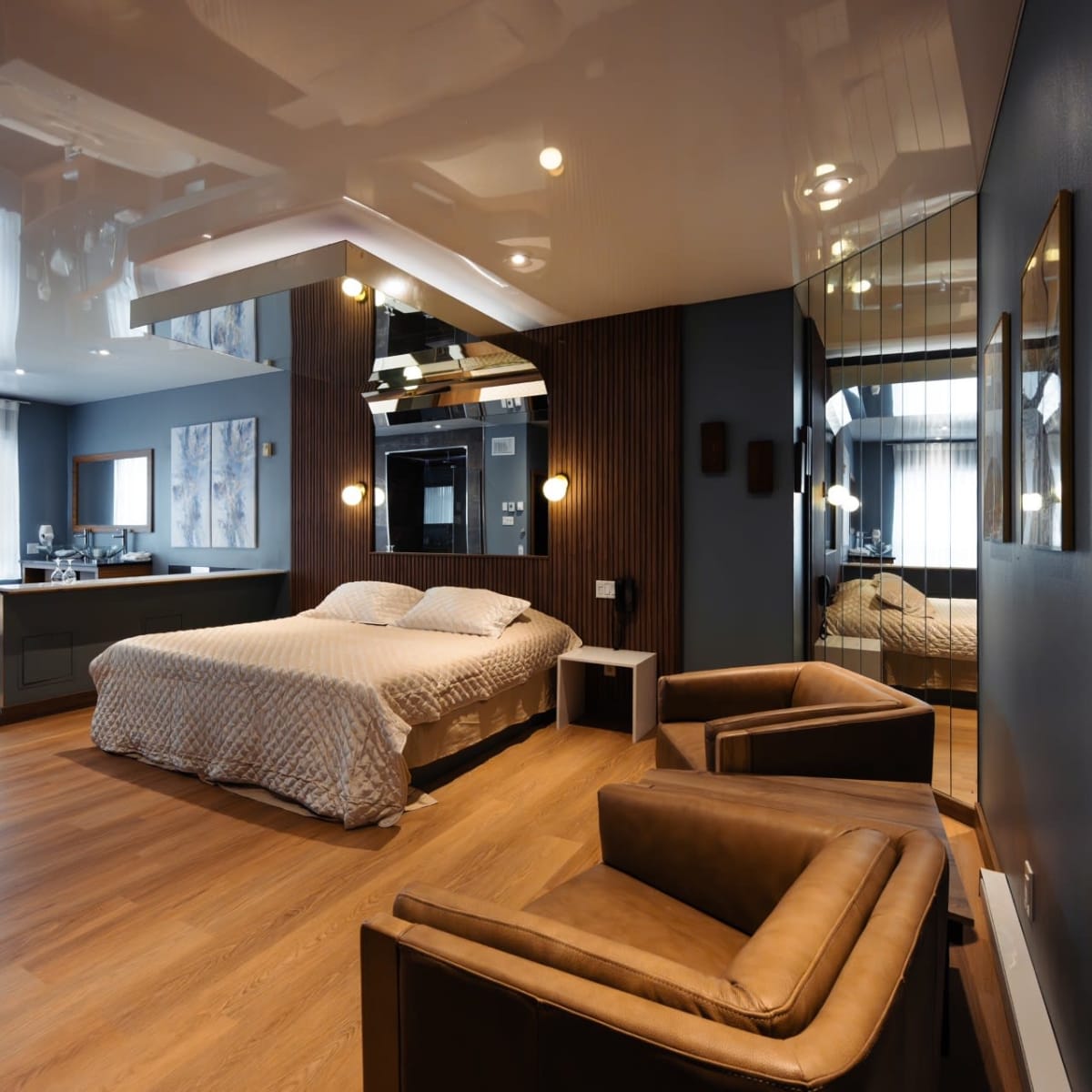 Hôtel-Motel Idéal Lajeunesse, room 'Contemporary'