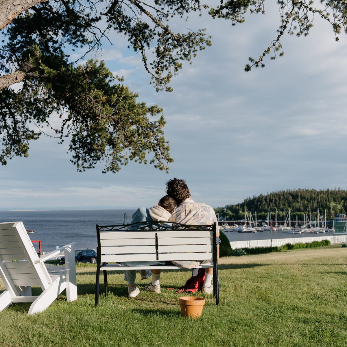 The Tadoussac hotel.