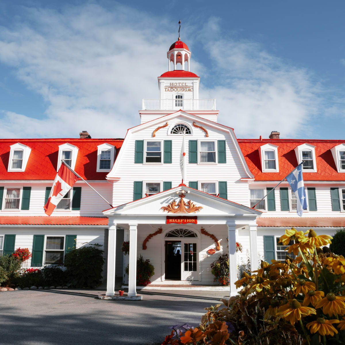 The Tadoussac hotel.