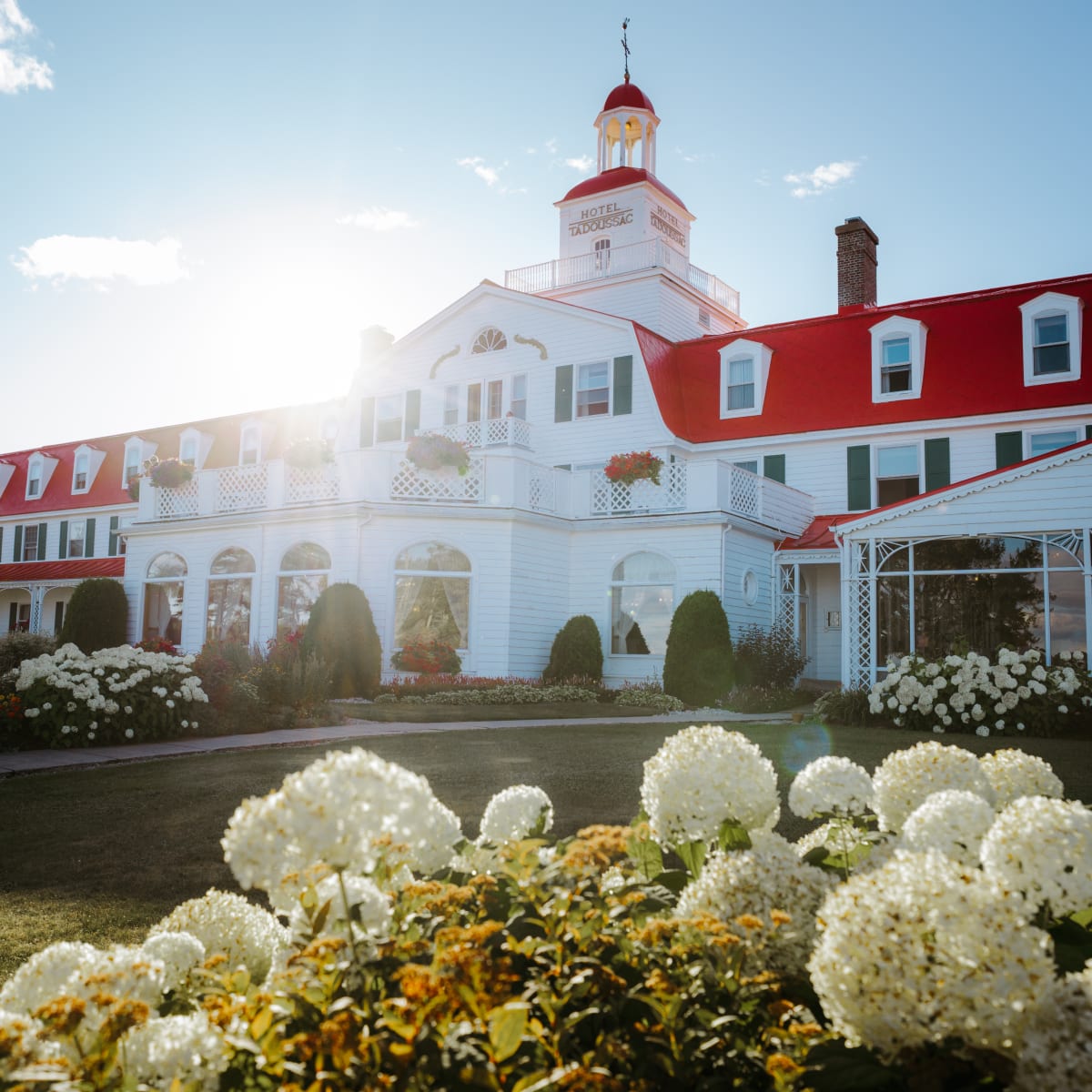 The Tadoussac hotel.