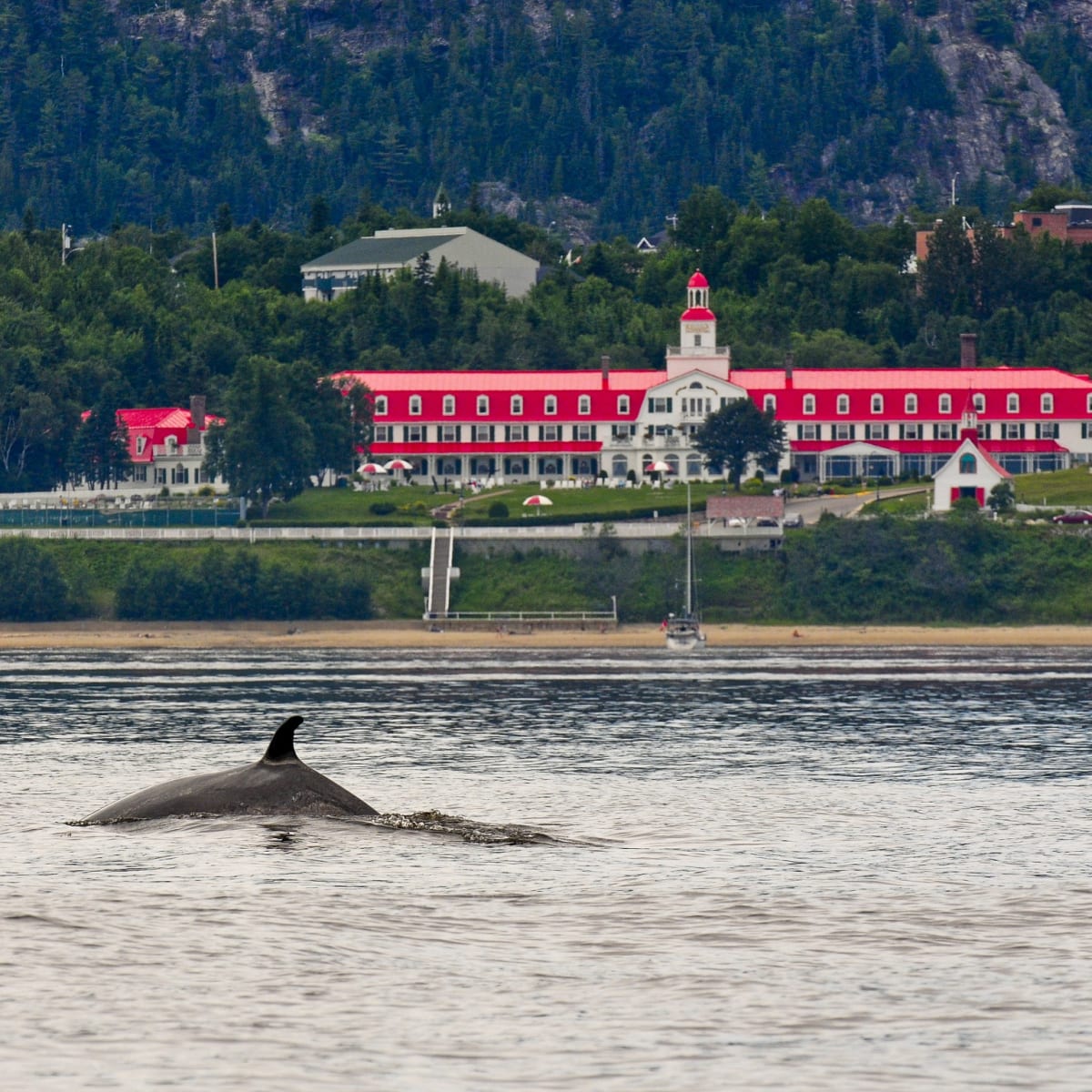 The Tadoussac hotel.