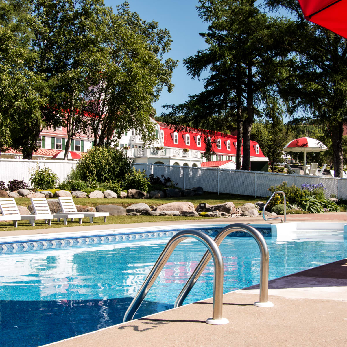 The Tadoussac hotel.