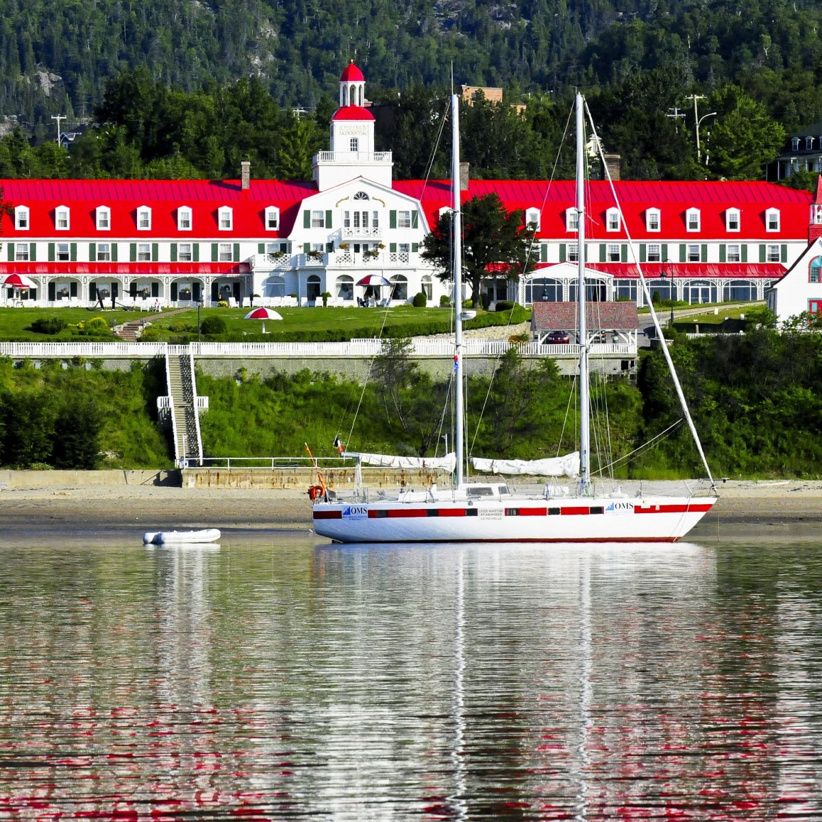 The Tadoussac hotel.