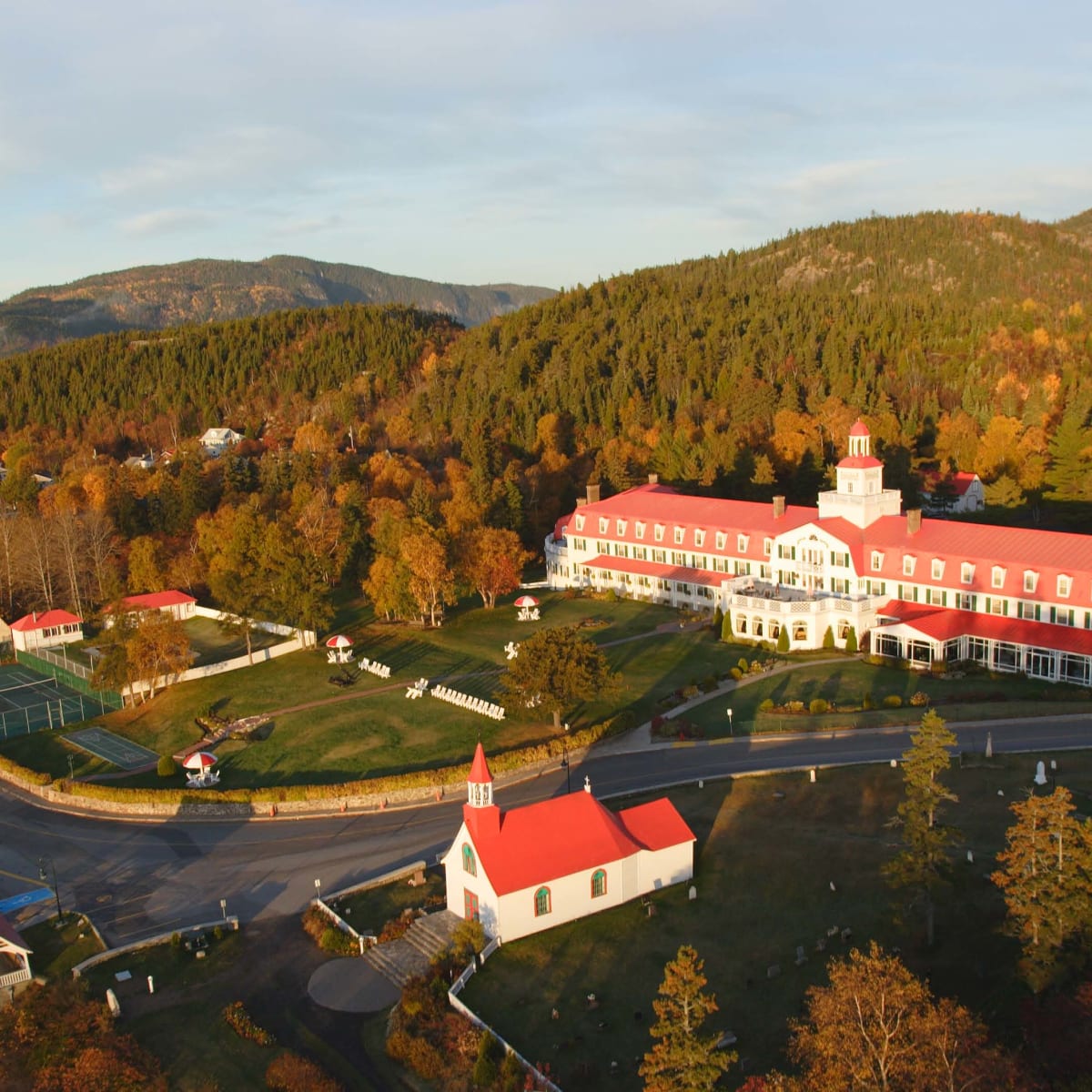 The Tadoussac hotel.