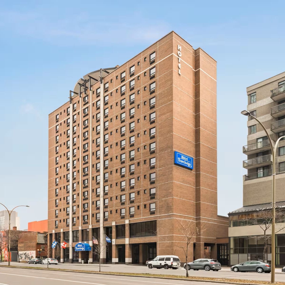 Façade de l'Hôtel Travelodge Montréal Centre