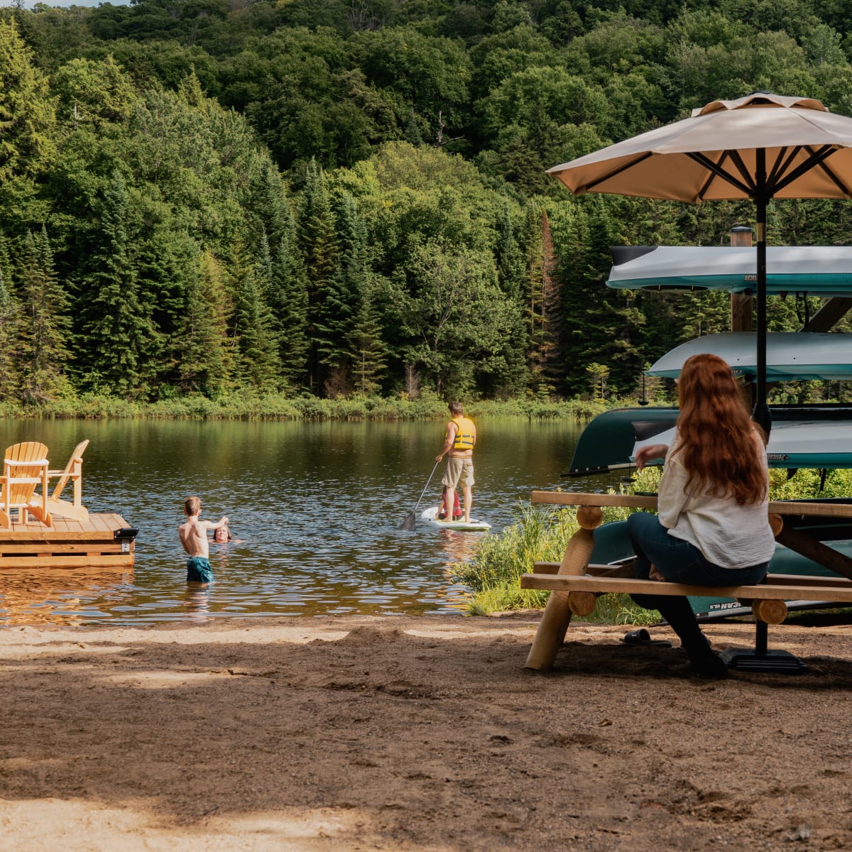Huttopia Les Deux Lacs – Laurentides 