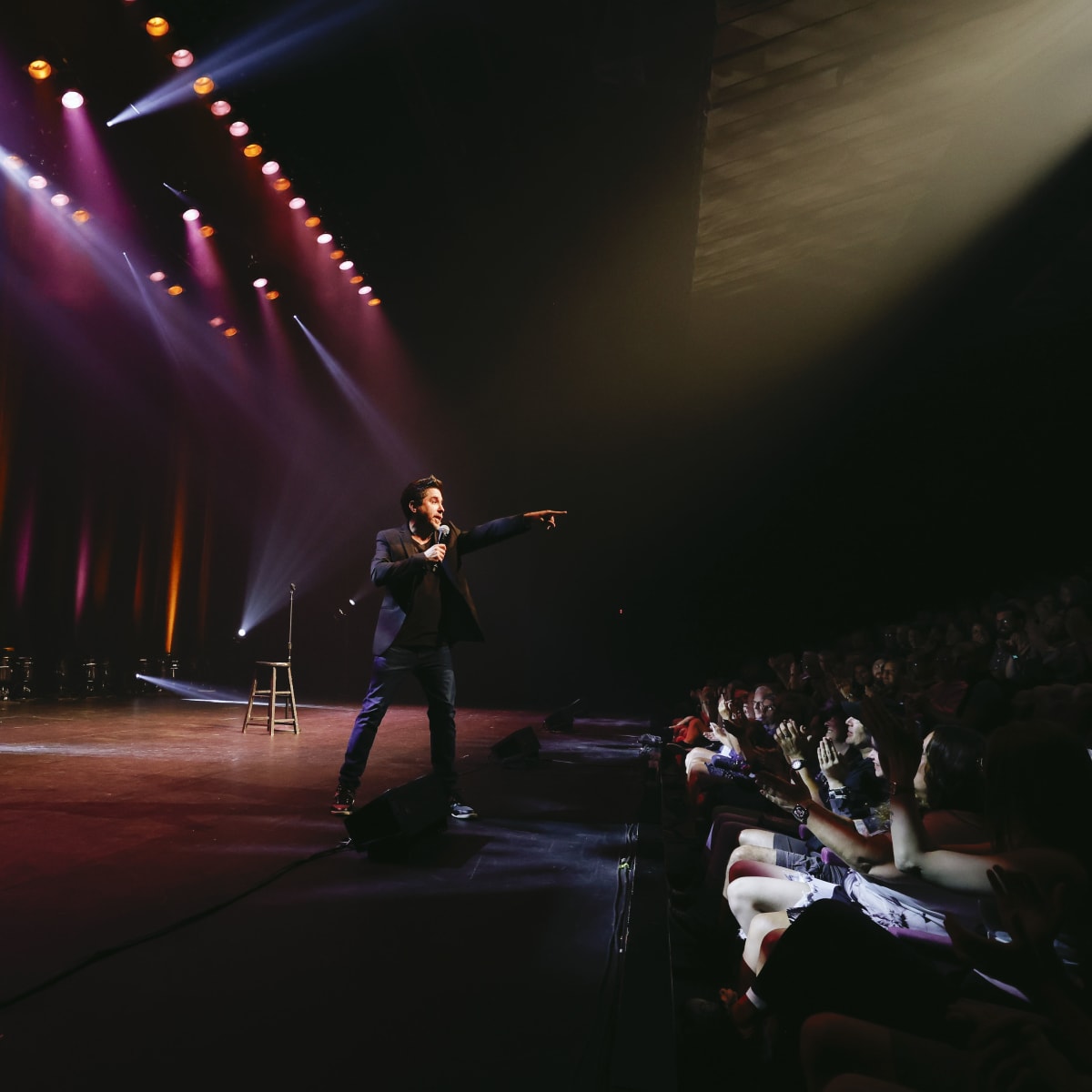 Just For Laughs MONTRÉAL - A comedian performing on stage