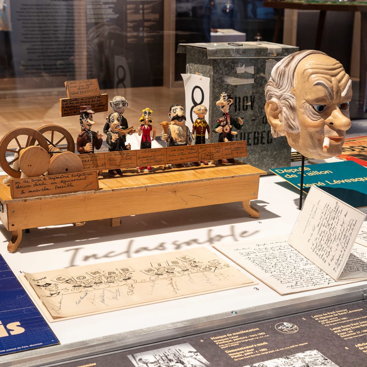René et Lévesque exhibitit.