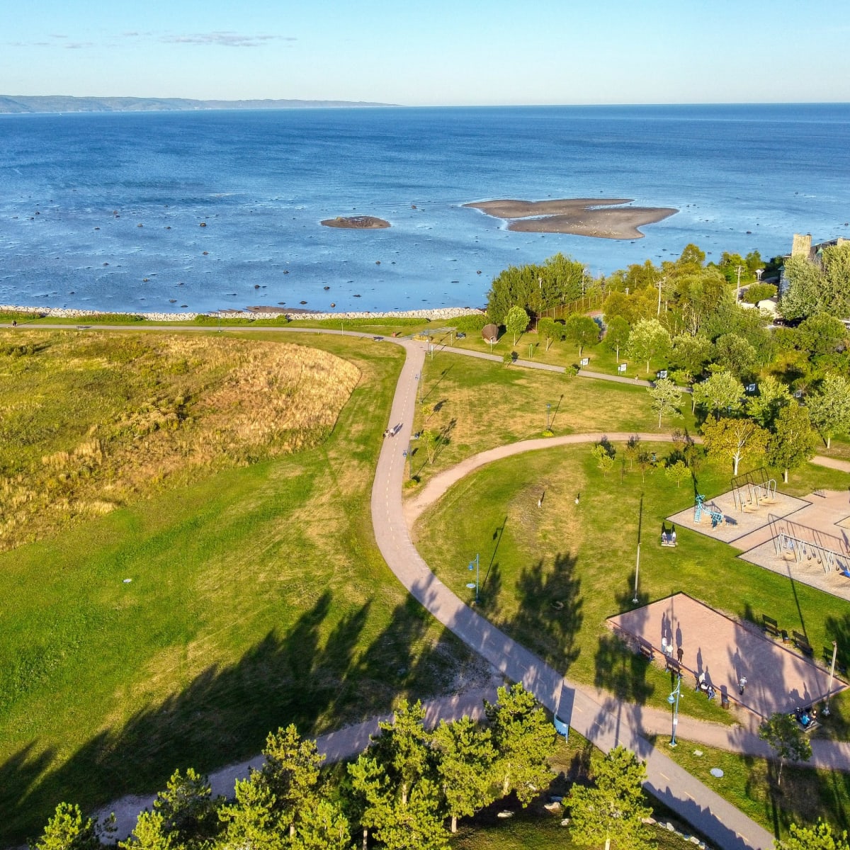 Aerial view.