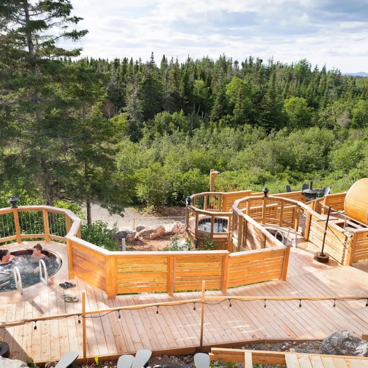 Le Spa Thuya, Le Nordet Gaspésie.