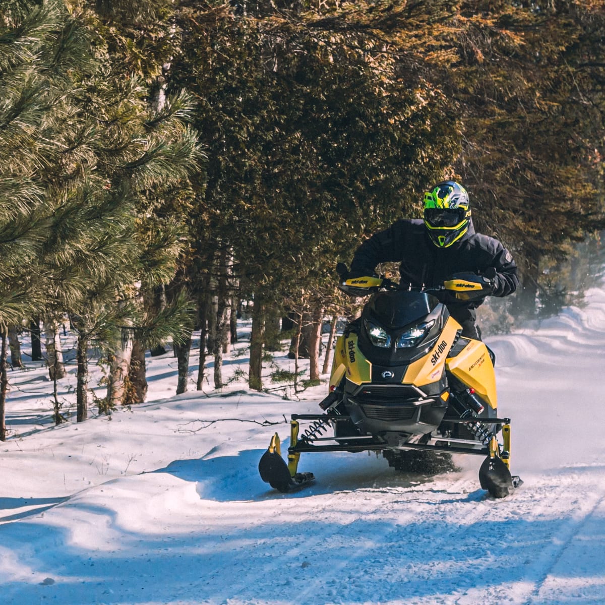Motoneige dans La Malbaie.