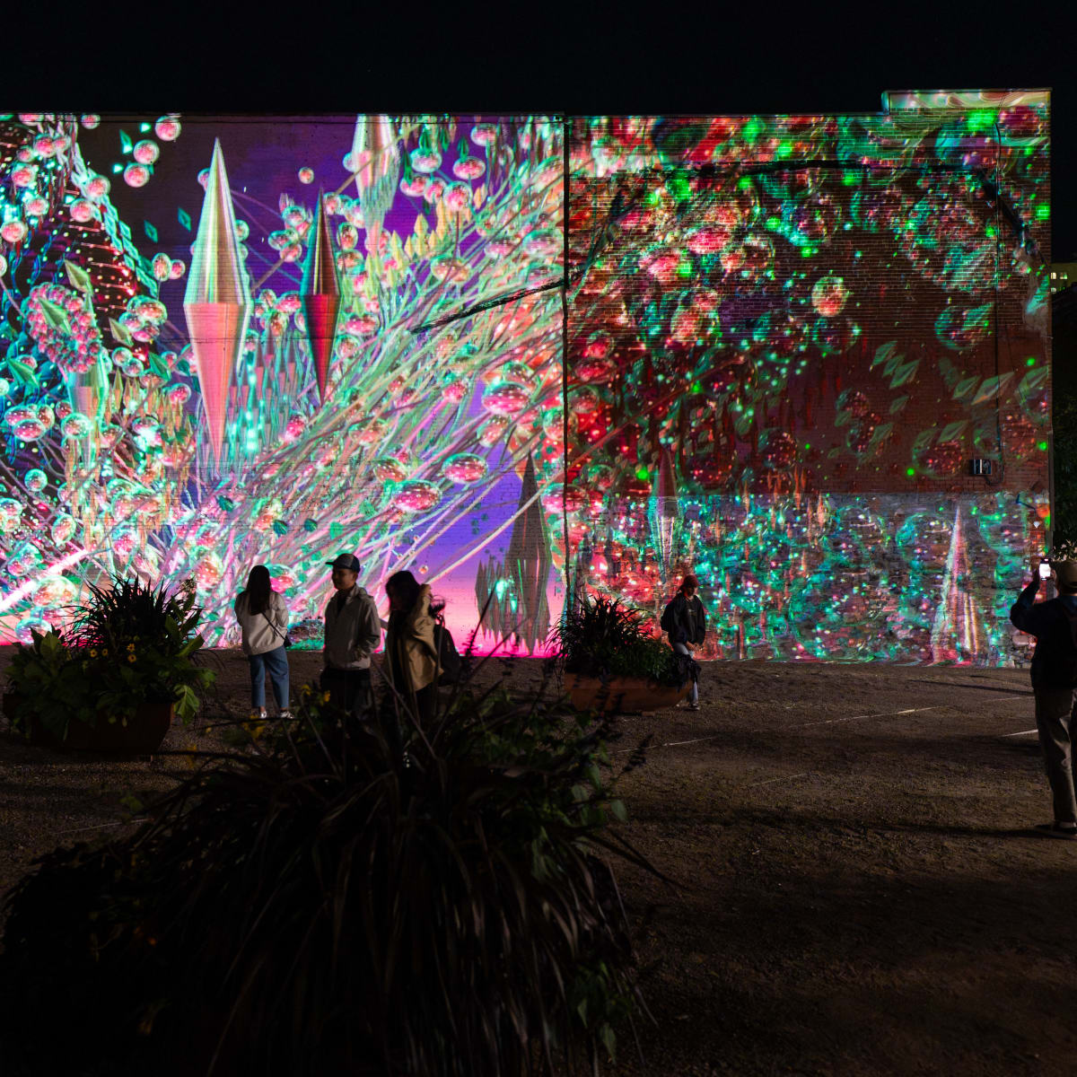 Exposition du village numérique par MUTEK.
