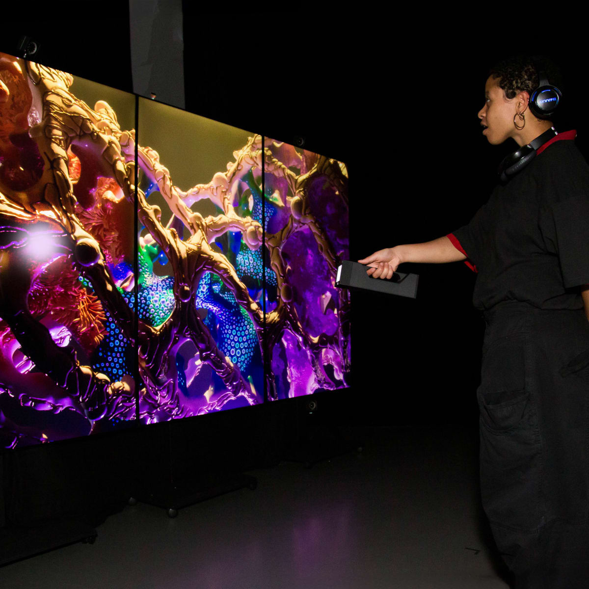 Exposition du village numérique par MUTEK.