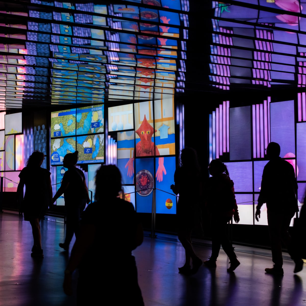 Exposition du village numérique par MUTEK.