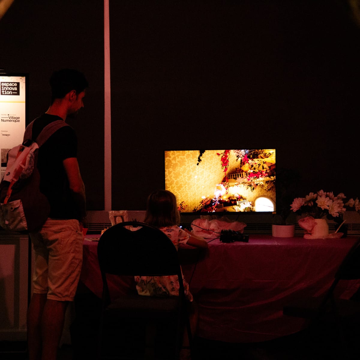 Exposition du village numérique par MUTEK.