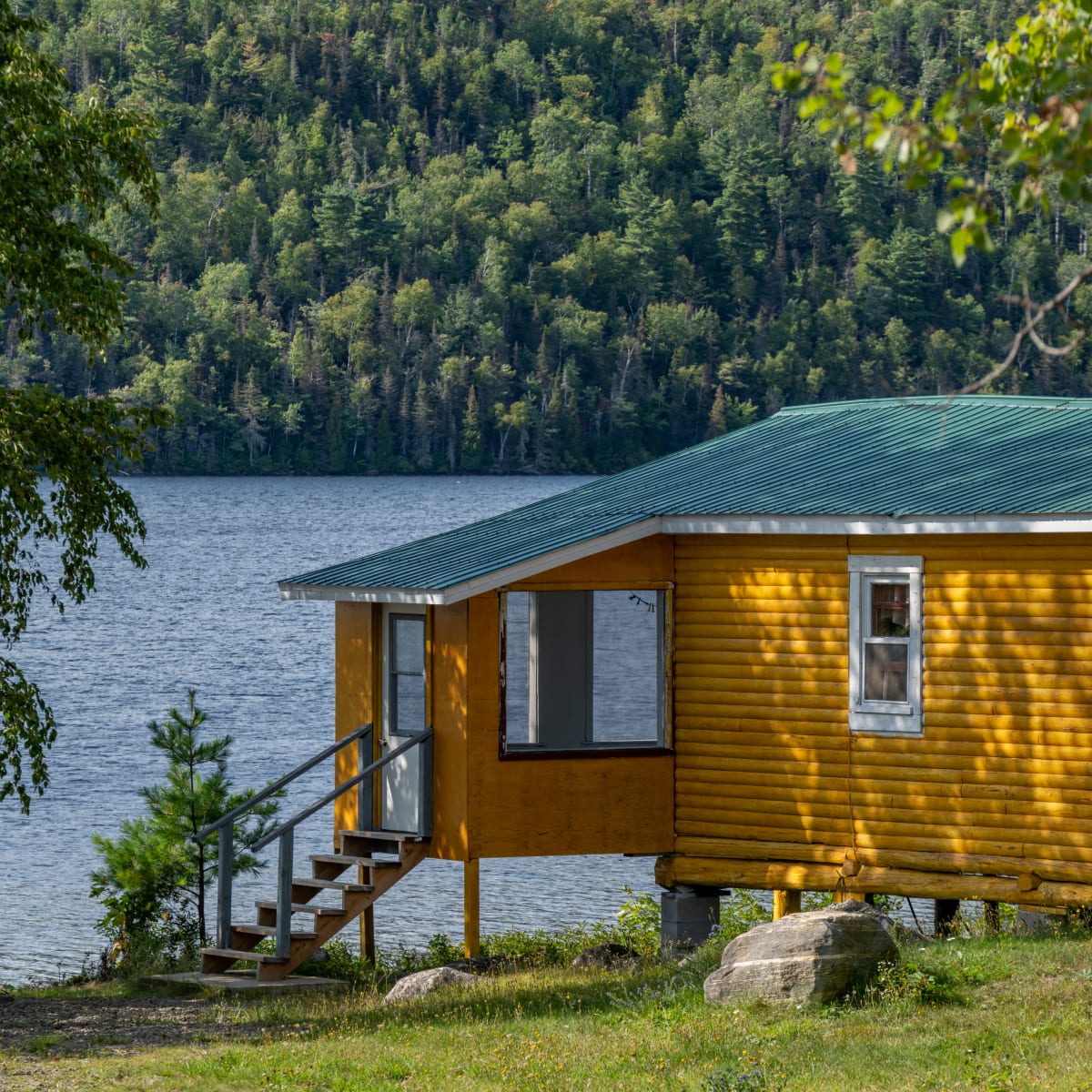 Cabin at Pourvoirie Lacs Roger et Faucille.