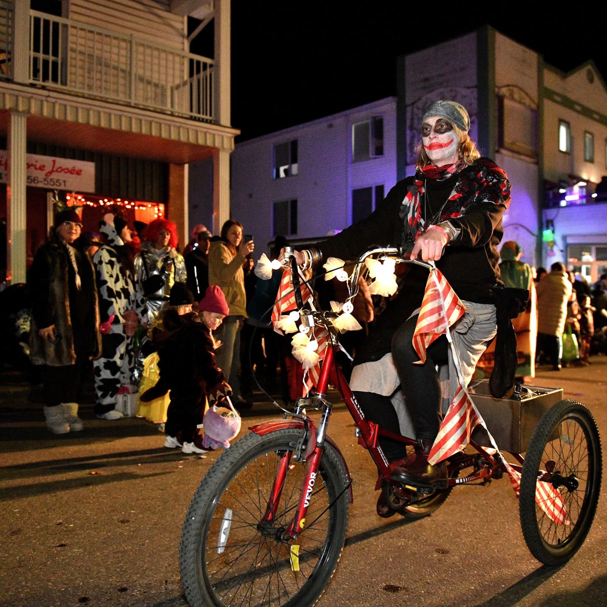 L'halloween à la Pocatière dans la rue.