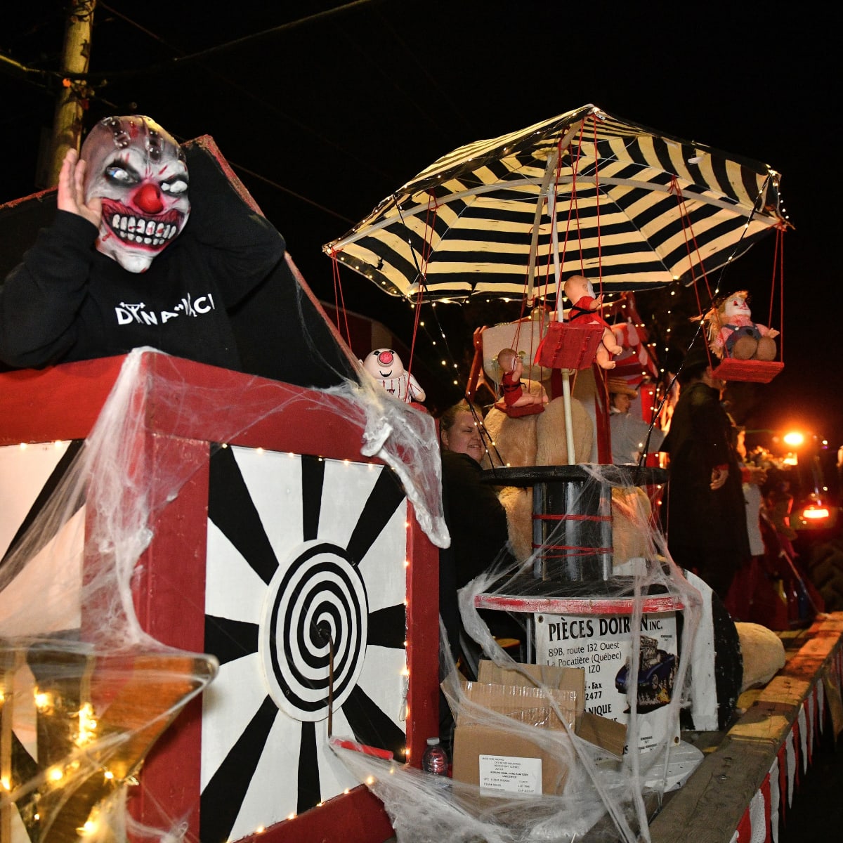 L'halloween à la Pocatière dans la rue.