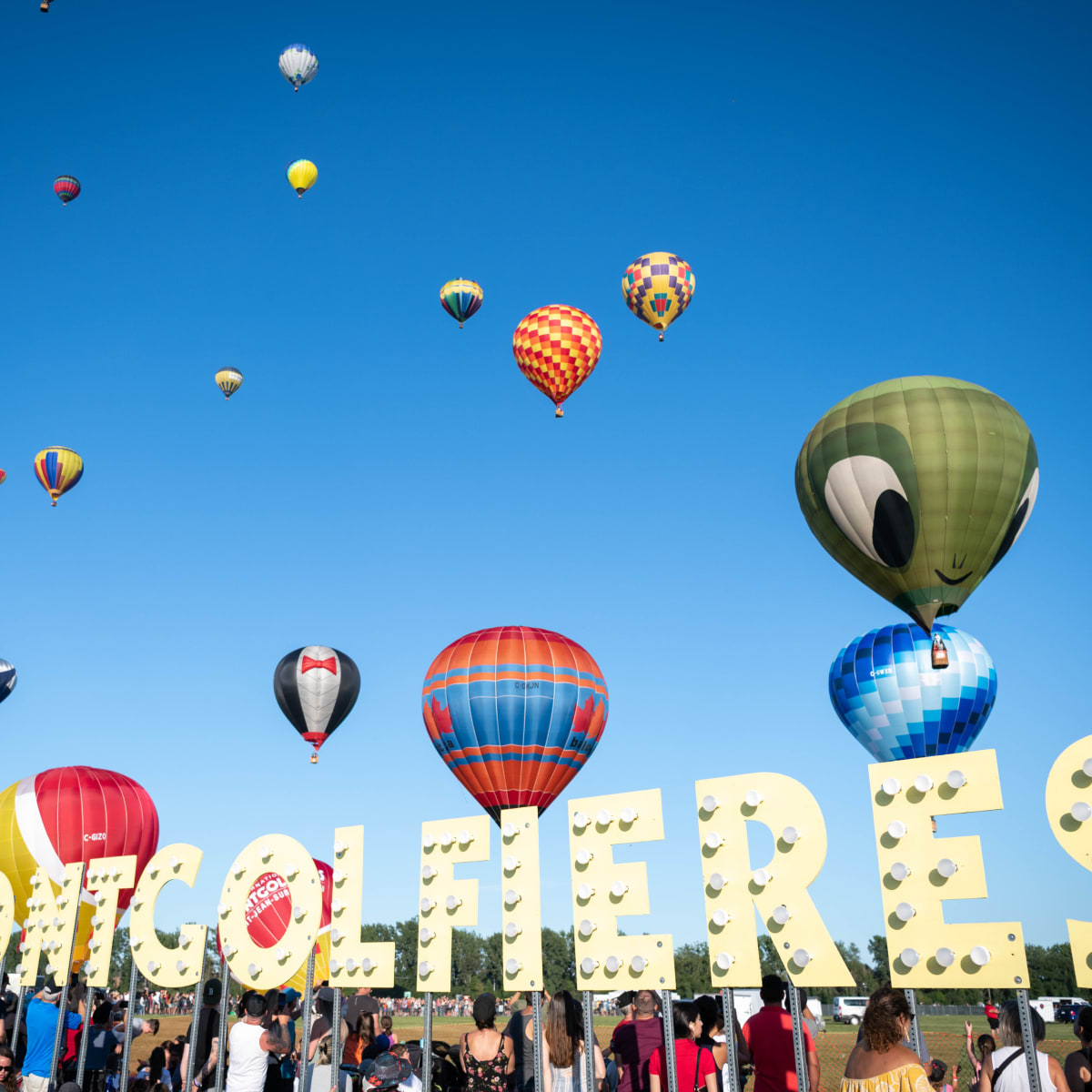 Hot Air Balloons - International Balloon Festival of Saint-Jean-sur-Richelieu.
