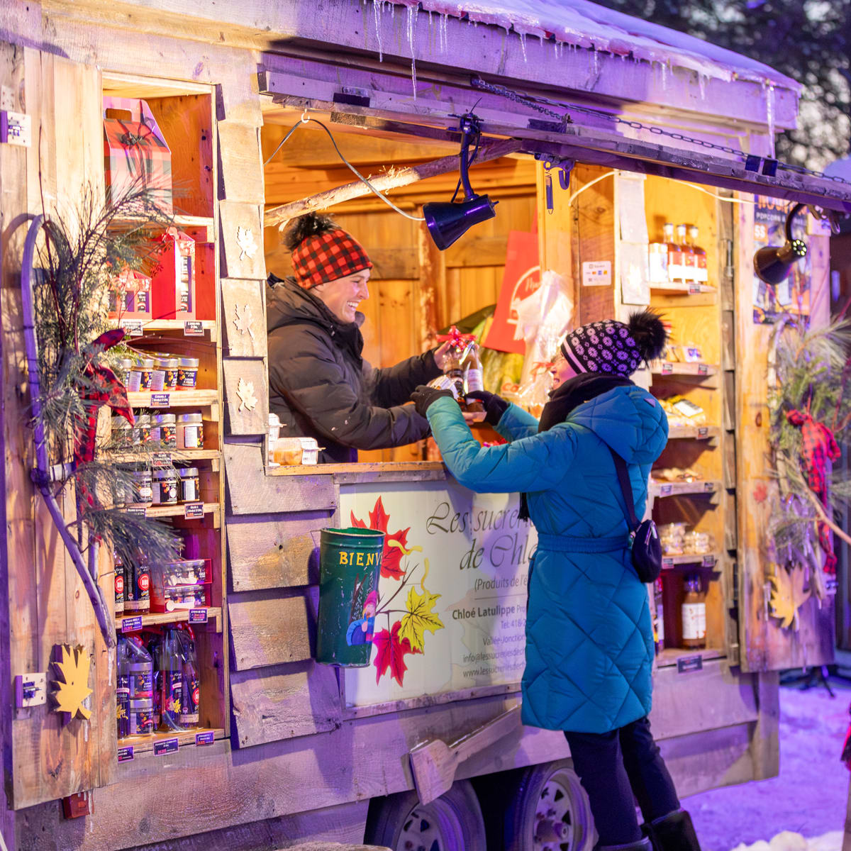 Feel the Christmas spirit in La Jacques-Cartier
