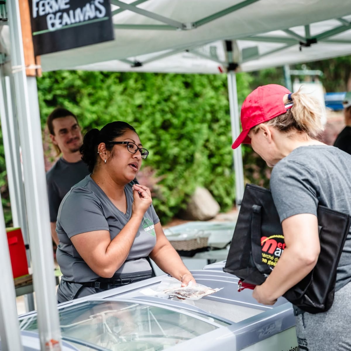 Saleswoman for Ferme Beauvais