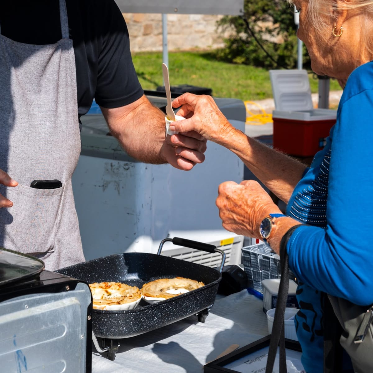 Tasting of dishes prepared with local produce