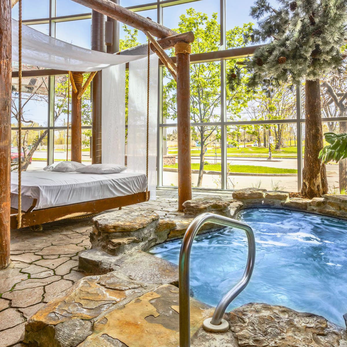Treat yourself to some relaxation at the Nordic spa