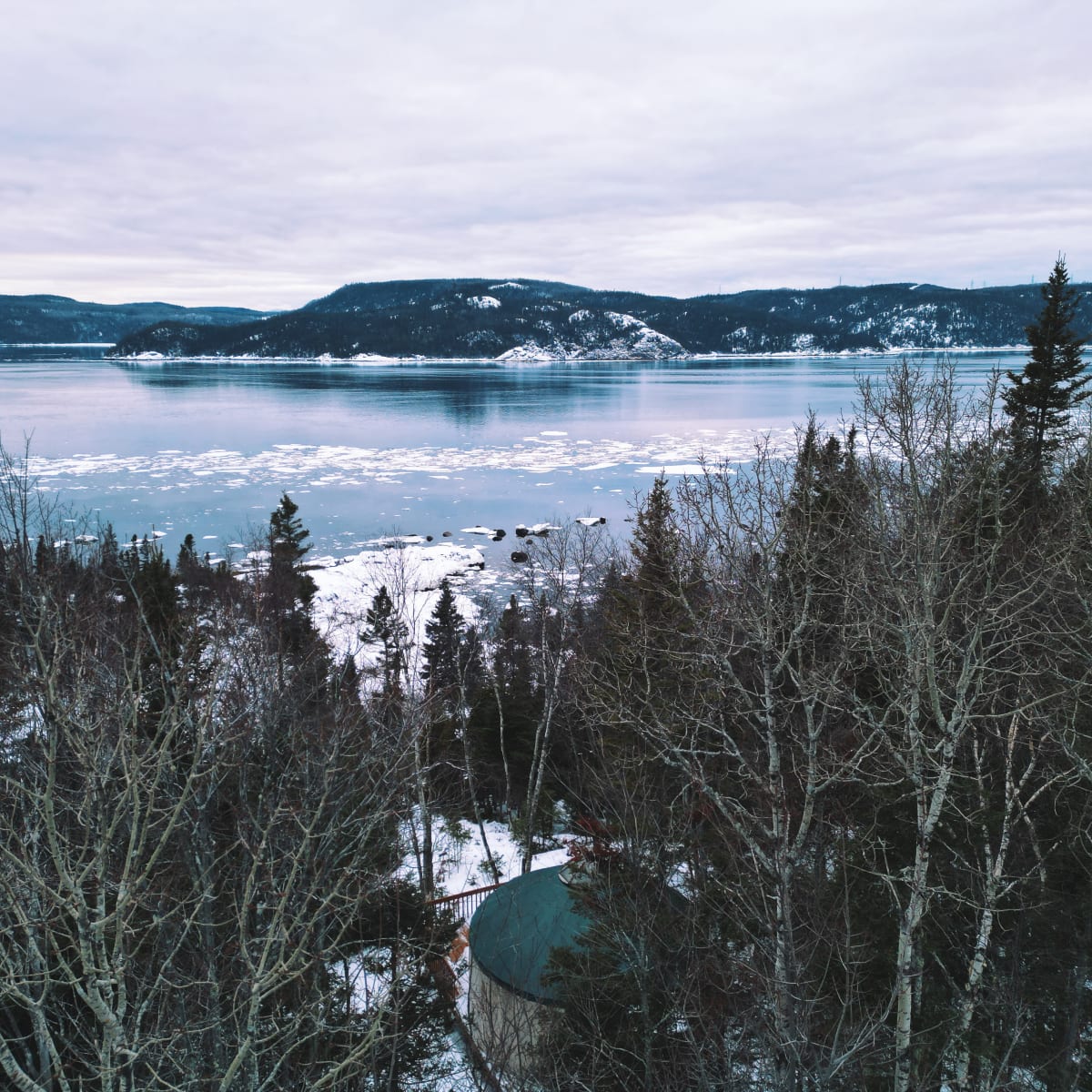 Hit the road and discover your Côte-Nord this winter! - Winter landscape in Sacré-Coeur