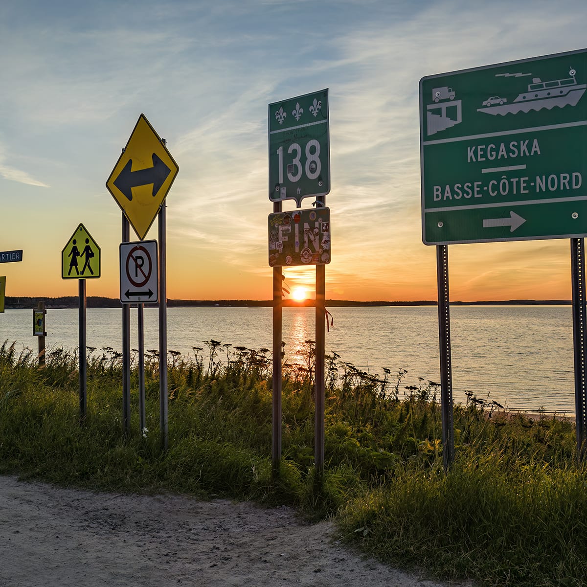 Discover Côte-Nord your way - End of route 138