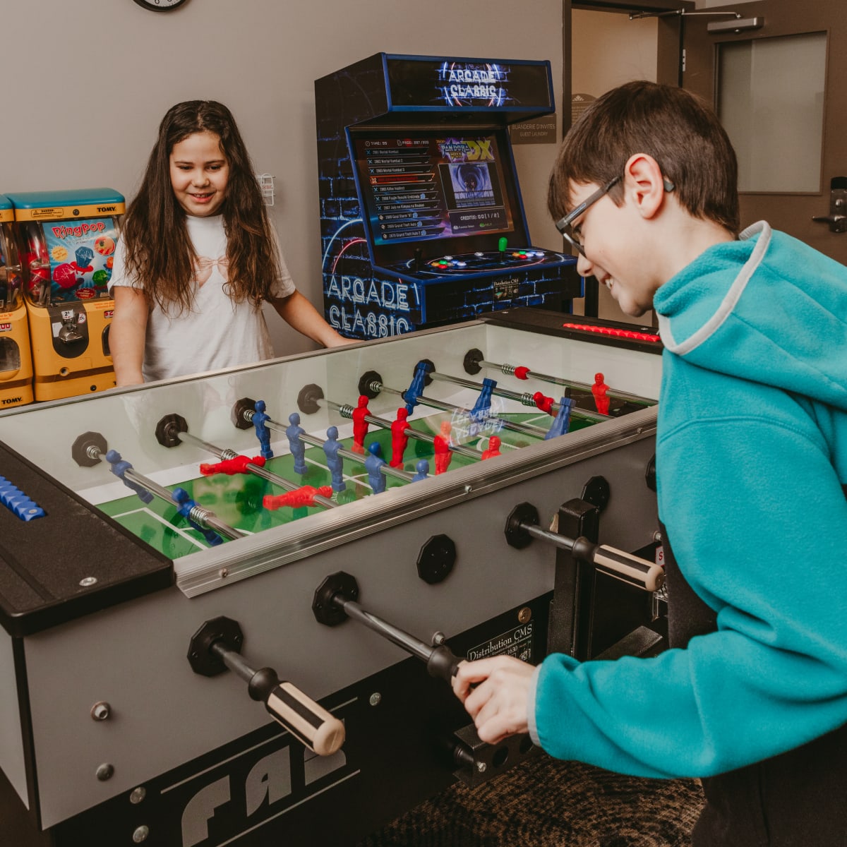 Arcades au Microtel Inn & Suites Mont-Tremblant.