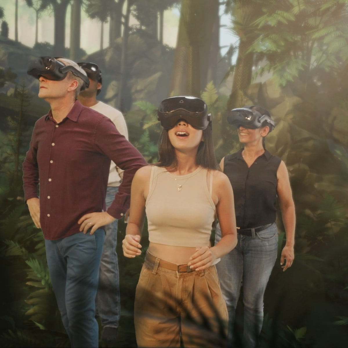 Réalité virtuelle dinosaures