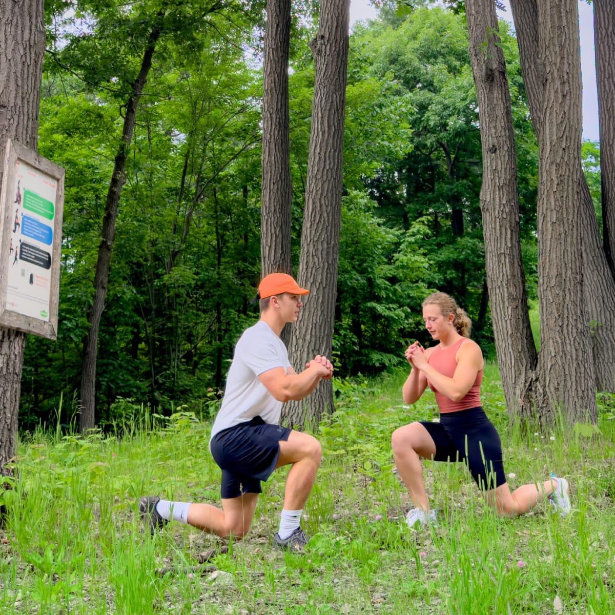 Fitness at Mont Rigaud.