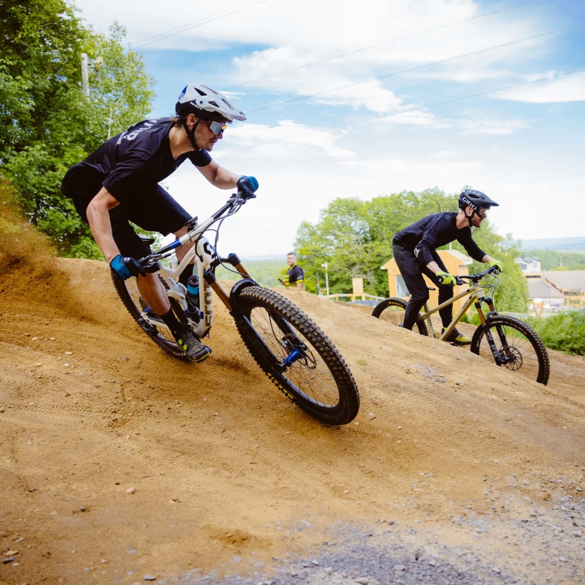 Vélo de montagne au Mont-Sainte-Anne.