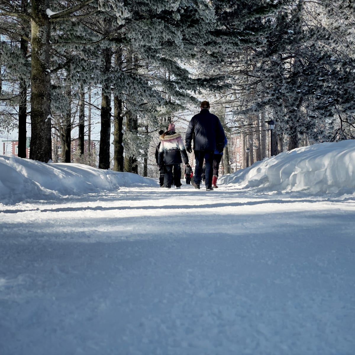 Winter at Domaine seigneurial Sainte-Anne.