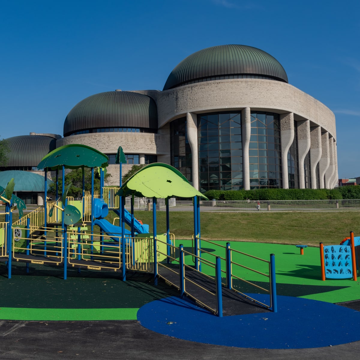 Outdoor playground at the Canadian Museum of History