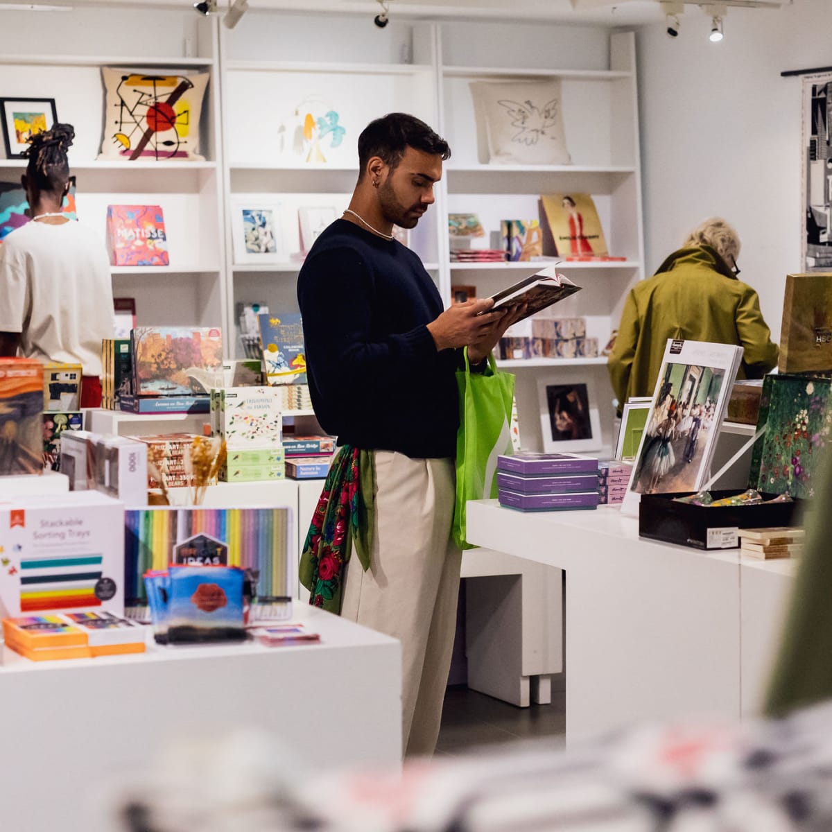 Boutique-bookshop at the Montreal Museum of Fine Arts.