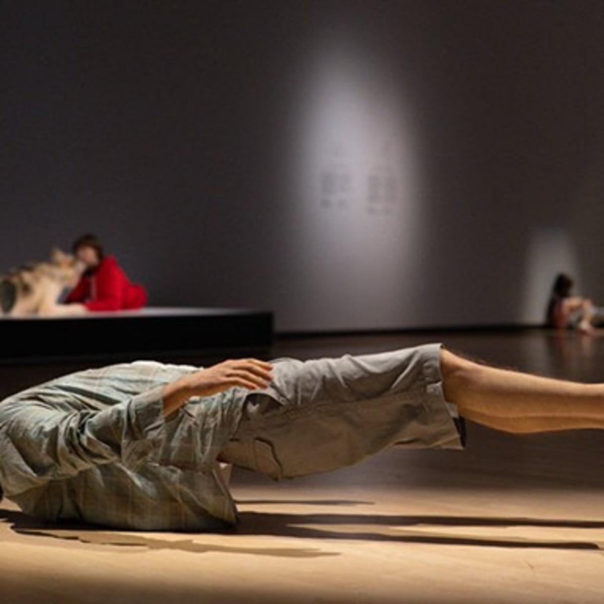 Piece at the Hyperrealism exhibition at MNBAQ. 