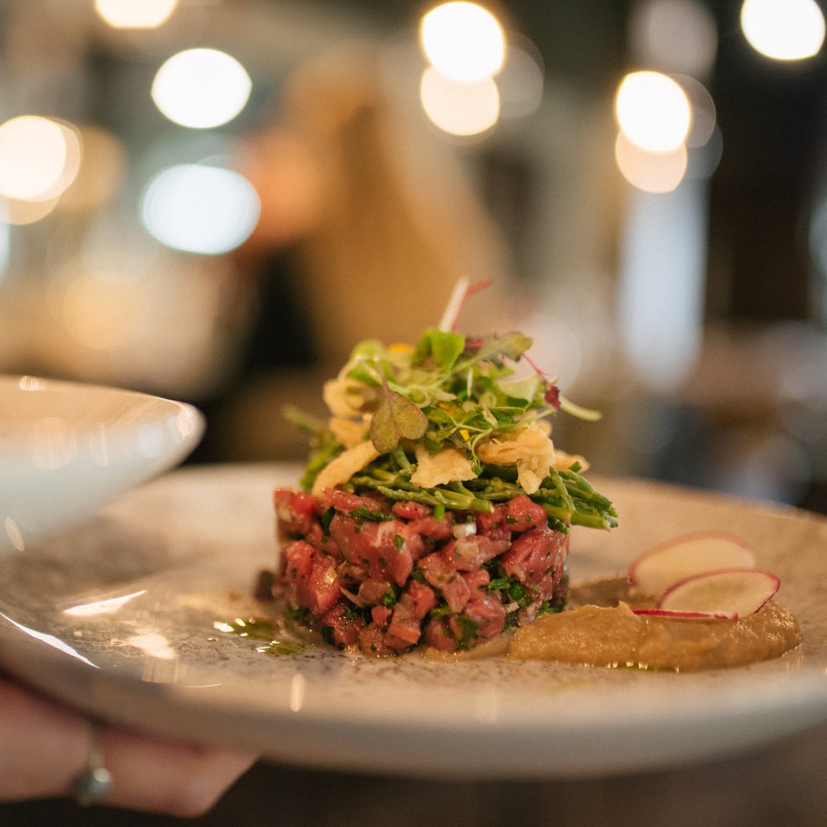 Tartare dish.