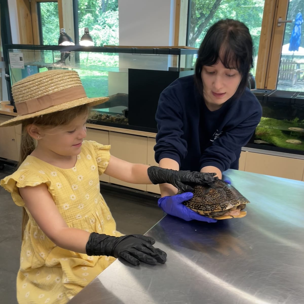 Animalier d'un jour au Parc de la Rivière-des-Mille-Îles.