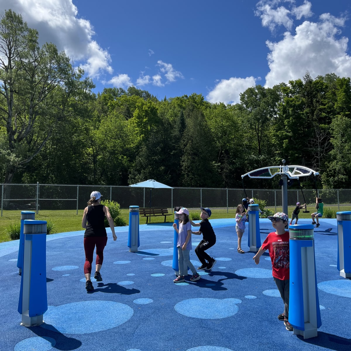 The Coaticook Gorge Park.