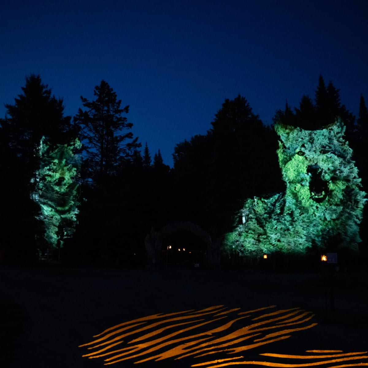 Parcours illuminé Oniro