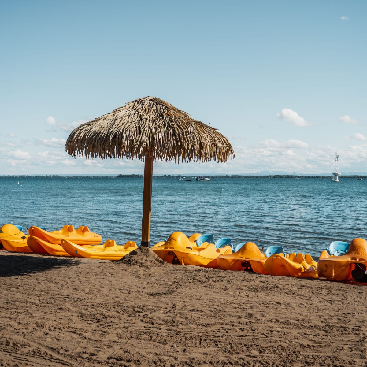 Plage de Saint-Zotique.