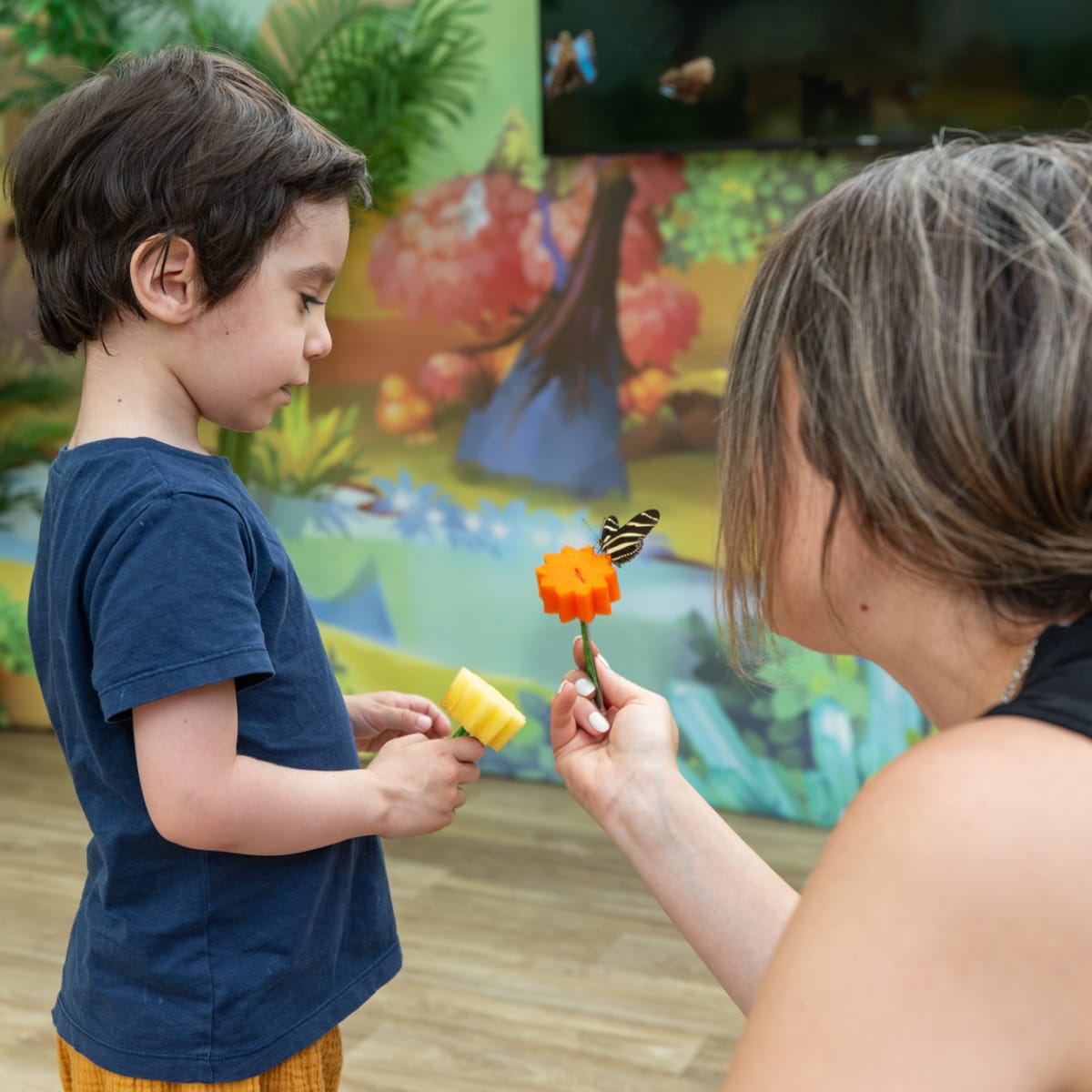Mother and son at BFLY.