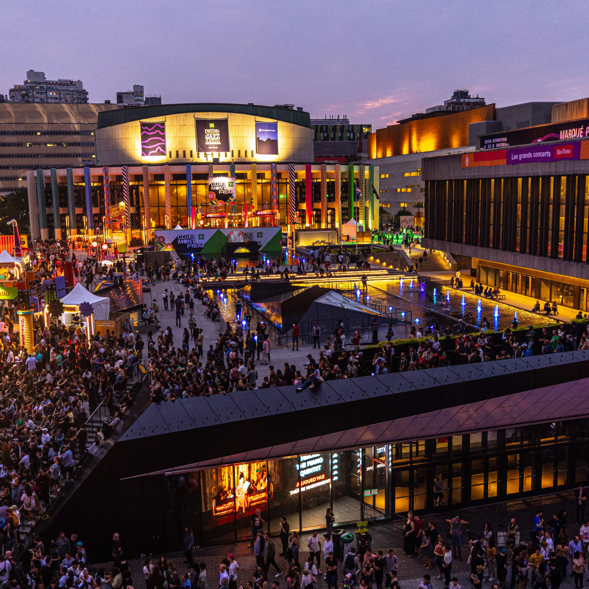 Quartier des spectacles.