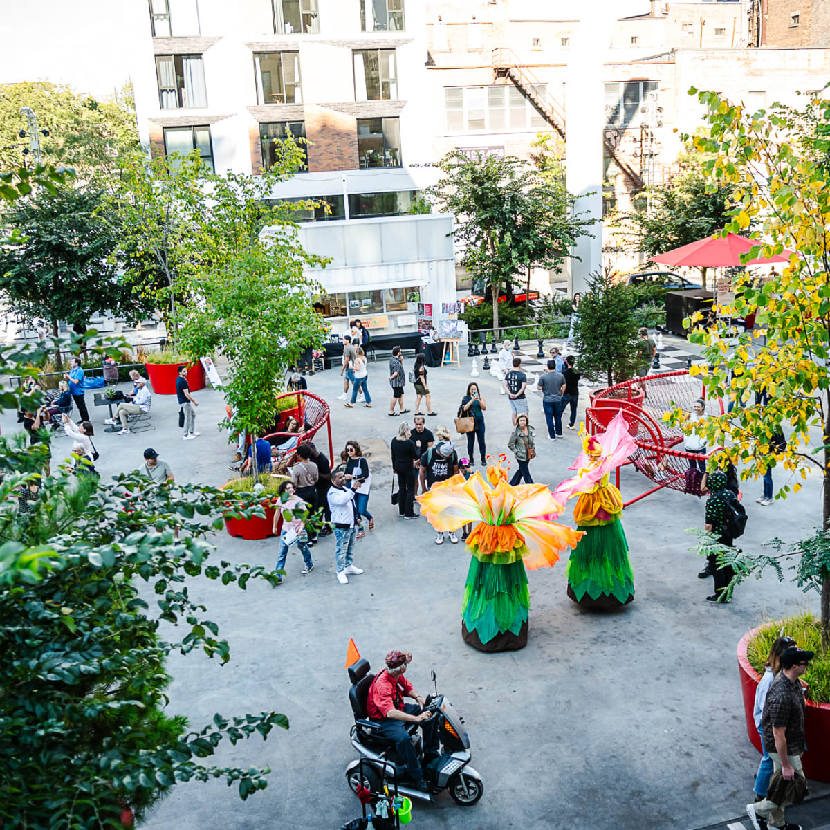 Fête du Quartier au Quartier des spectacles, esplanade Tranquille.