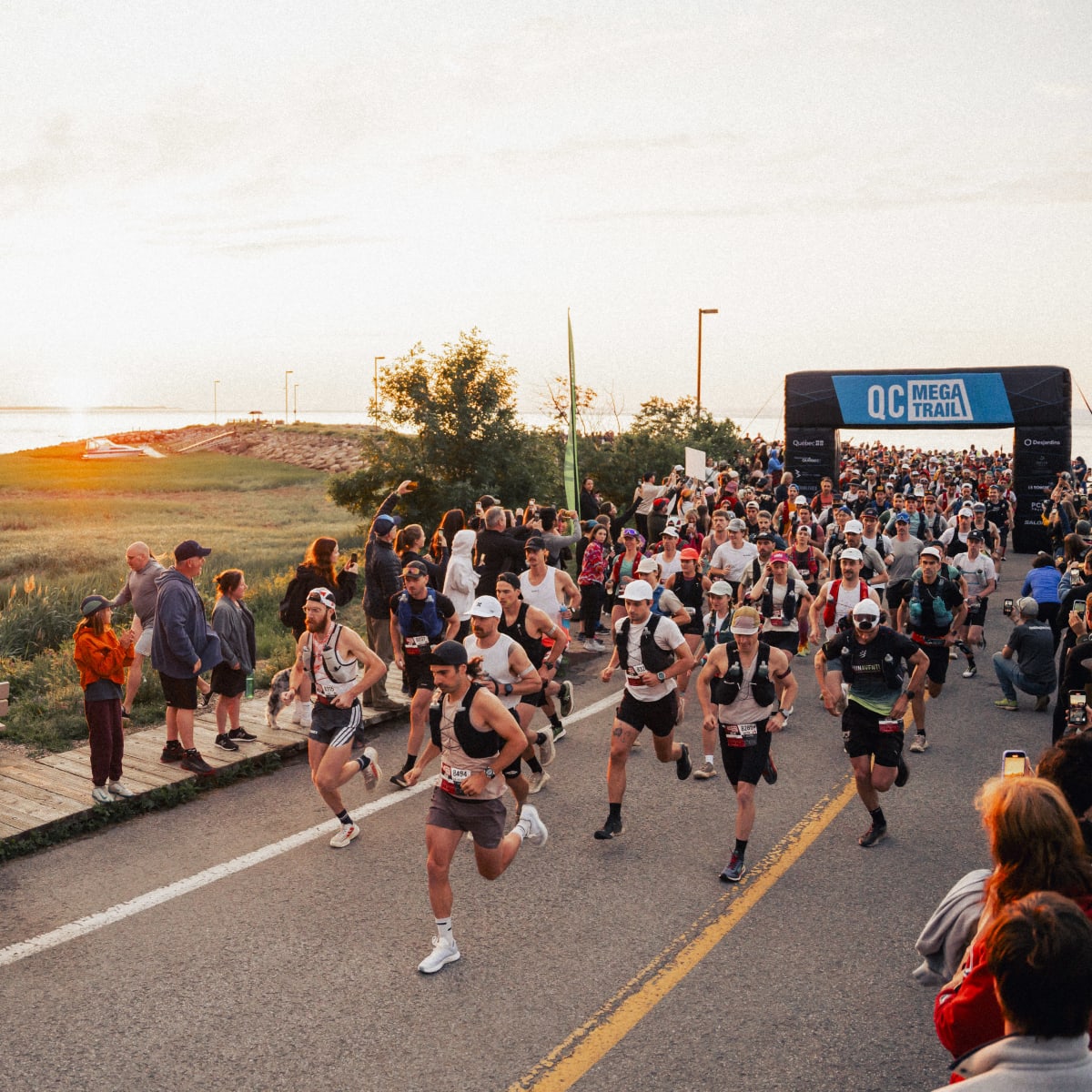 Start line of the Quebec Mega Trail.