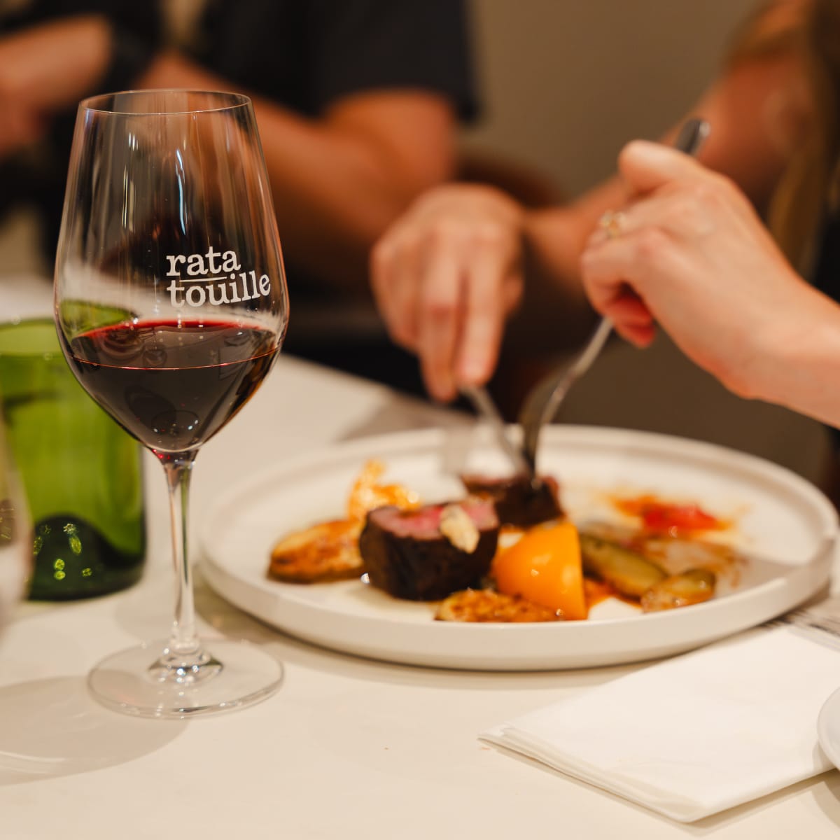 Dish at restaurant Ratatouille.