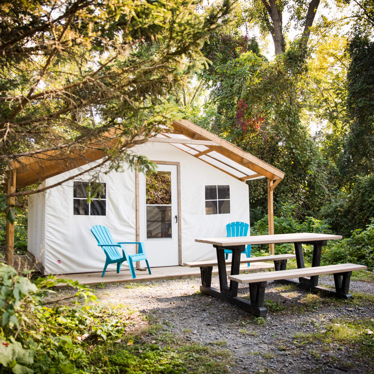 Ready-to-camp at RécréoParc.