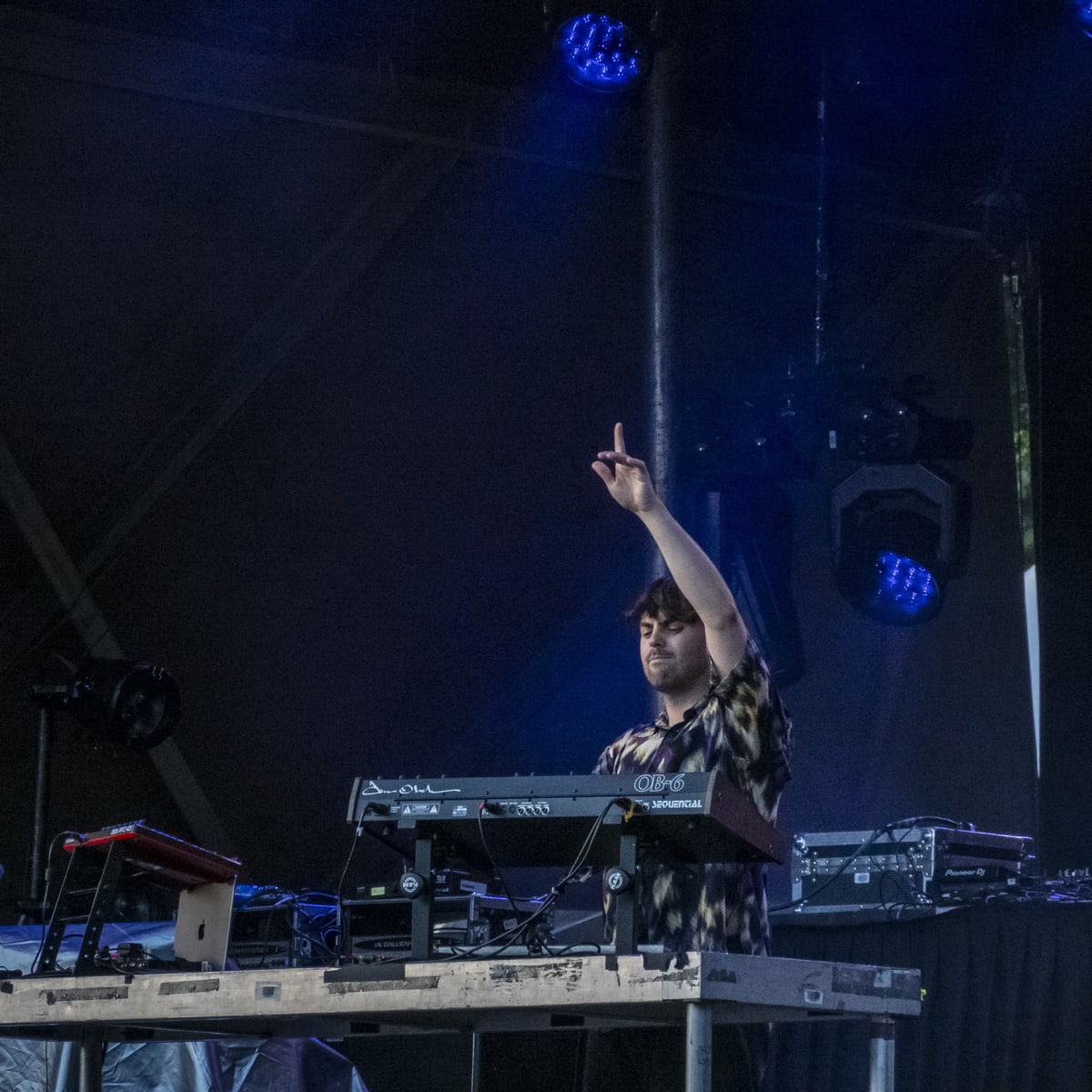 DJ CRi performing.